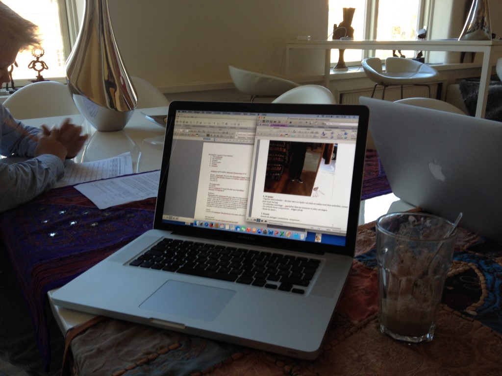 At home